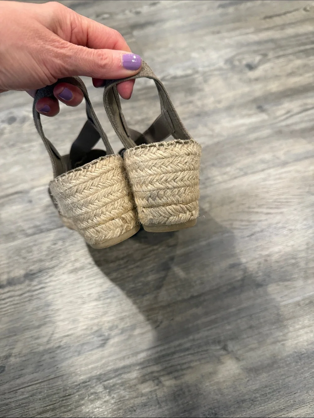 Toni Pons Taupe Espadrilles Size 40 US Size 10